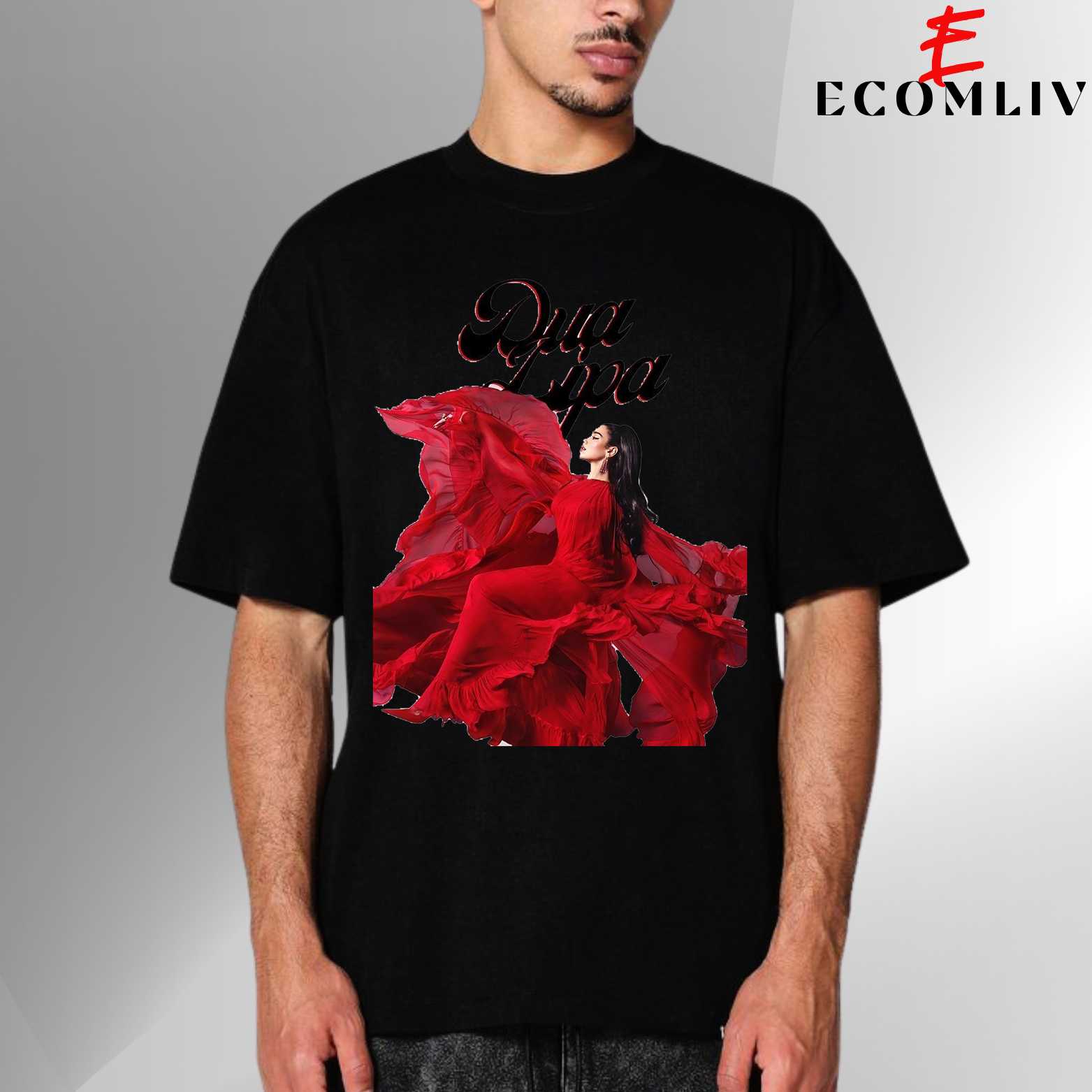 Dua Lipa Unisex T Shirt, Pop Star Music Tee, Streetwear Merch Collector